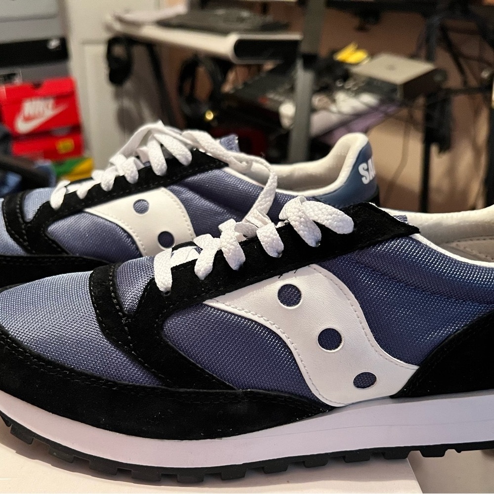Saucony Jazz 81  - Light Blue, Navy, White